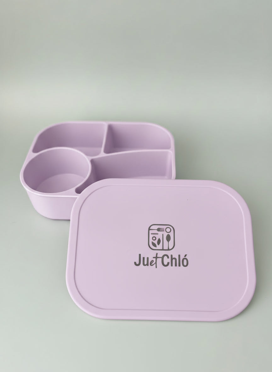 Silicone lunchbox – light purple – Ju et Chló