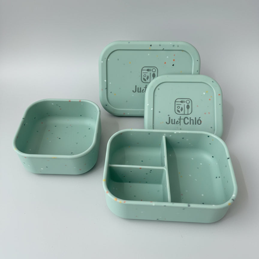 Silicone lunchbox – olive green – Ju et Chló
