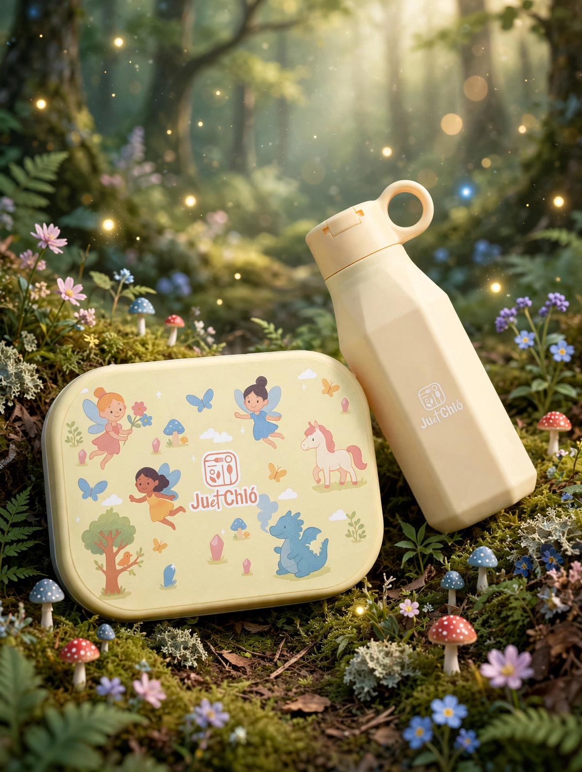 Cadeauset fee boterhammendoos drinkfles kind peuter